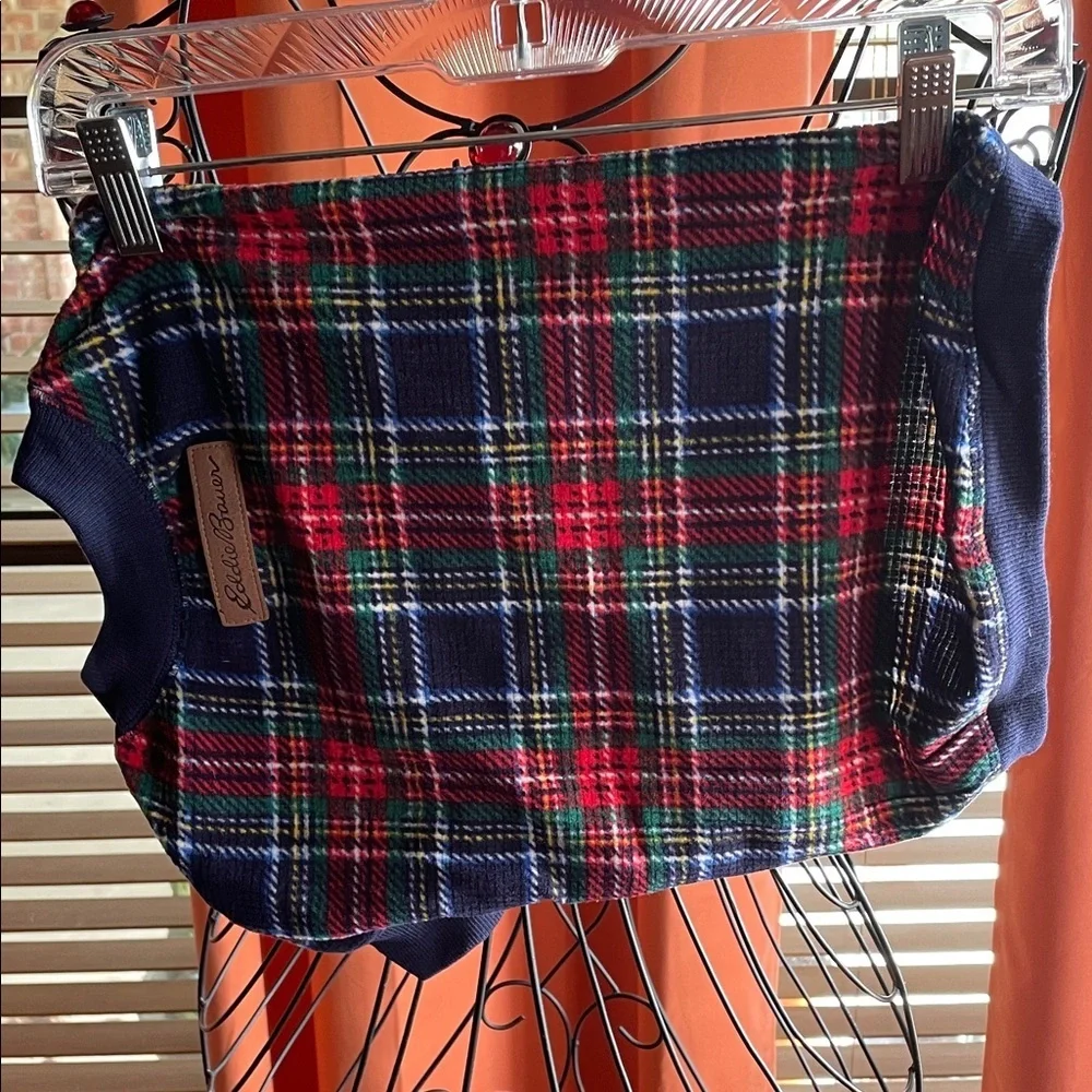 🐾🐾🐾3 for 12$🐾🐾🐾Eddie Bauer Tartan Dog Flannel Bodysuit - Red, Green, Navy